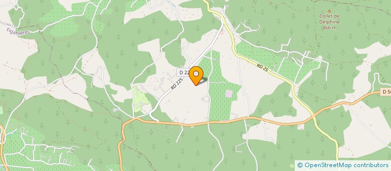 localisation de l'entreprise GOUDRONNAGE CALLASSIEN  CALLAS