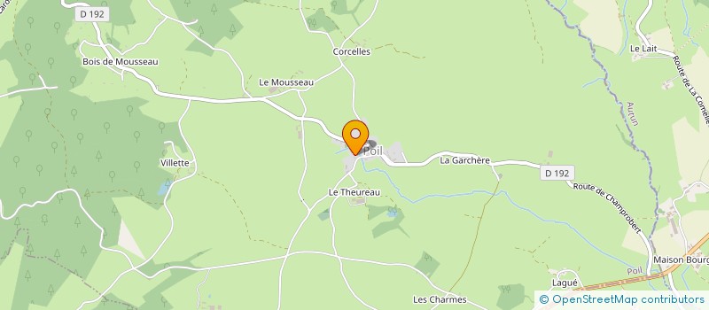 localisation de l'entreprise GOUEFFON à POIL
