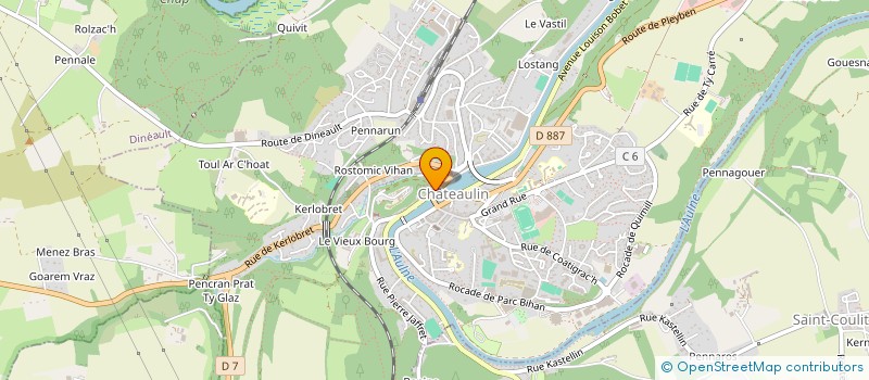 localisation de l'entreprise GOUEROU IMMO  CHATEAULIN