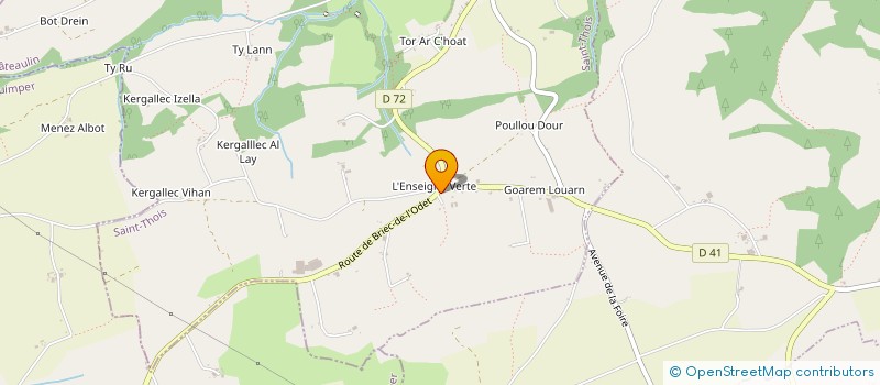 localisation de l'entreprise GOUEST  SAINT-THOIS