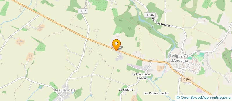 localisation de l'entreprise GOUET ET BONNEL à JUVIGNY VAL D'ANDAINE