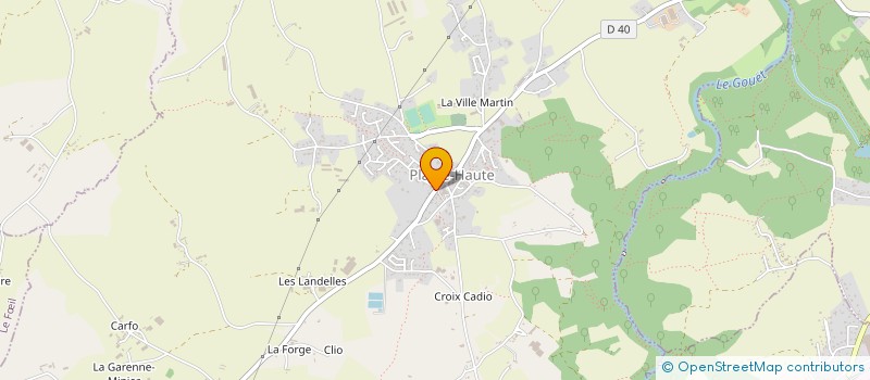 localisation de l'entreprise GOUET TRADITION  PLAINE-HAUTE