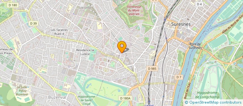 localisation de l'entreprise GOUEZEL ANNIC à SURESNES