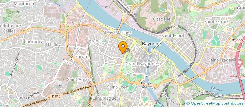localisation de l'entreprise GOUFFRANT JEAN-MICHEL & MUGNIER BRUNO à BAYONNE