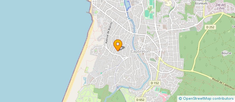 localisation de l'entreprise GOUFY SURF SCHOOL  CAPBRETON