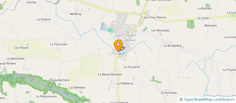 localisation de l'entreprise GOUGELIN FIBRE DATA  SAINT-OUEN-DES-ALLEUX