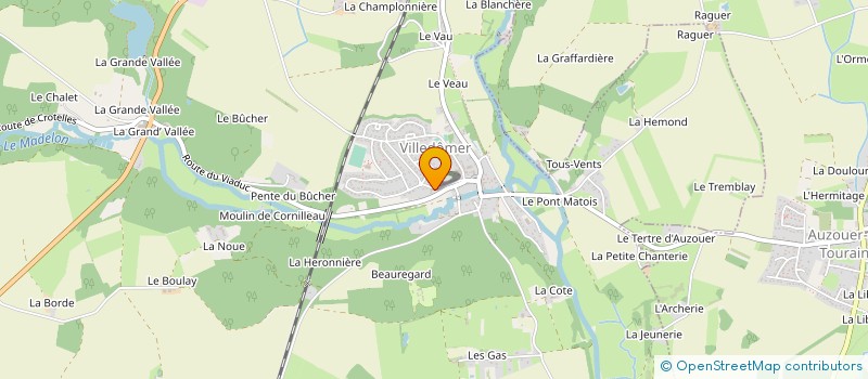localisation de l'entreprise GOUGEON à VILLEDOMER