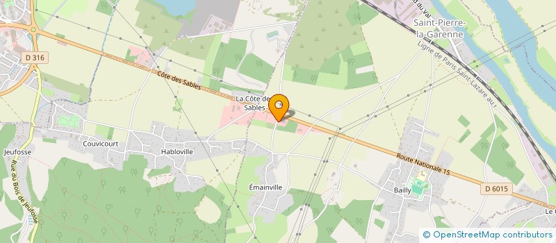 localisation de l'entreprise GOUGEON à SAINT-PIERRE-LA-GARENNE
