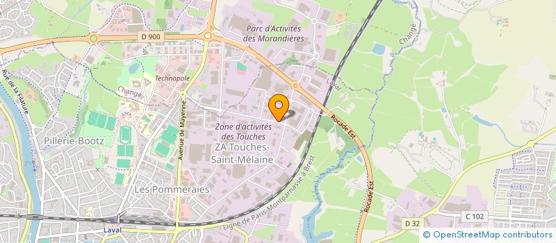 localisation de l'entreprise GOUGEON à LAVAL