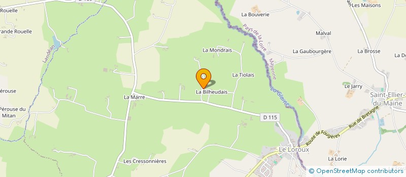 localisation de l'entreprise GOUGEON ET FILS  LE LOROUX