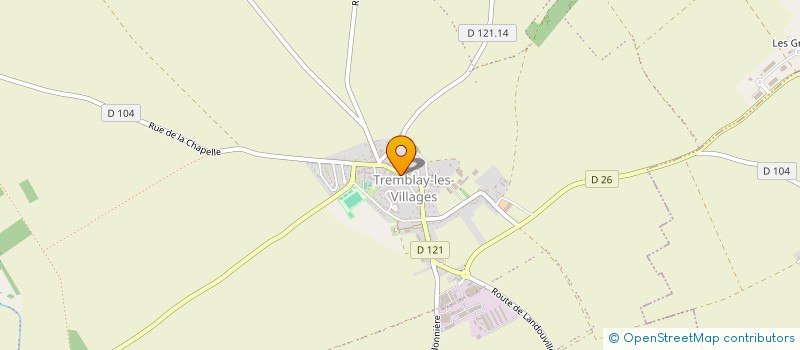 localisation de l'entreprise GOUGET ET FILS à TREMBLAY-LES-VILLAGES