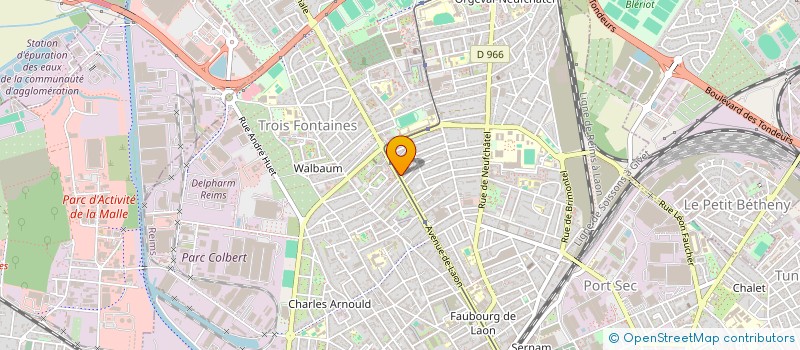 localisation de l'entreprise GOUGET-GALLINA  REIMS
