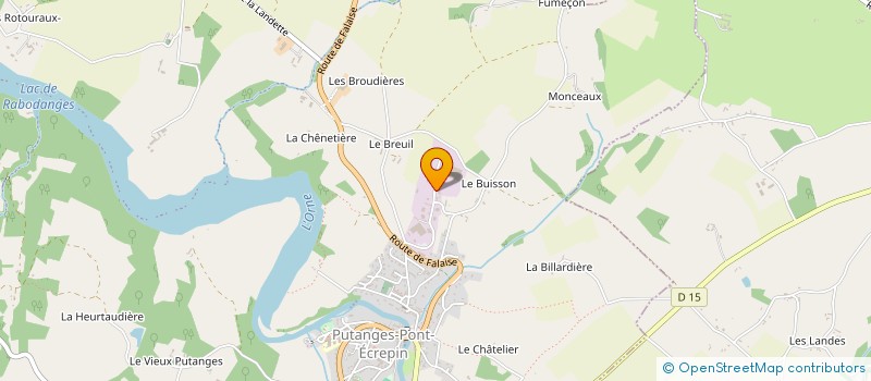 localisation de l'entreprise GOUGEUL AUTOCARS à PUTANGES-LE-LAC