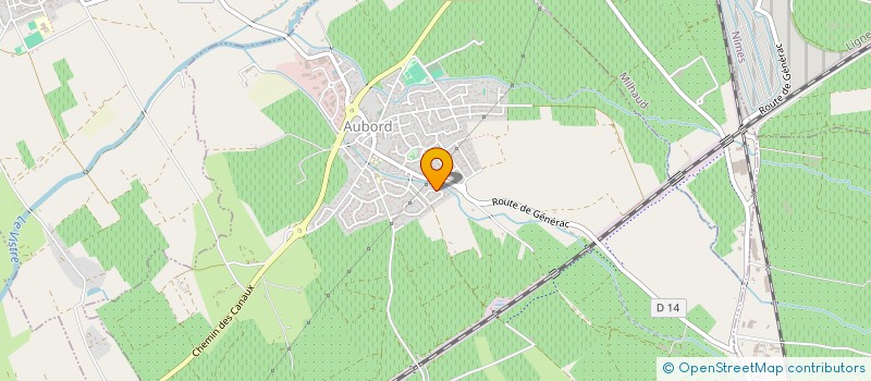 localisation de l'entreprise GOUGIS PASCAL ELECTRICITE  AUBORD