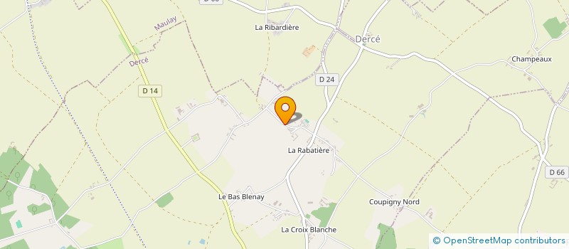 localisation de l'entreprise GOUGIS SERVICES ET MAINTENANCE  DERCE