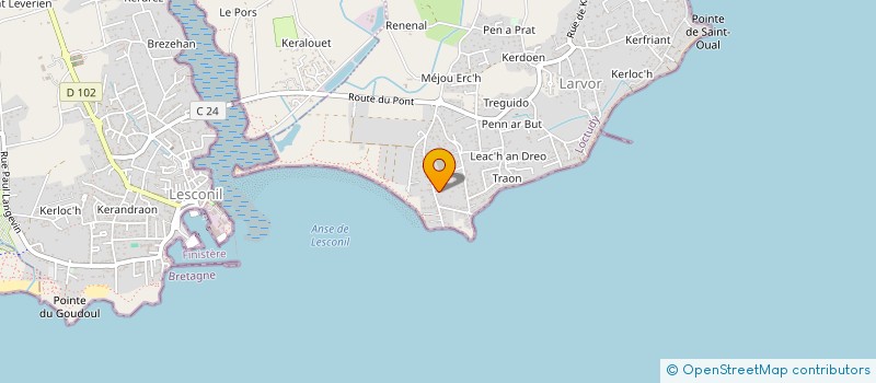 localisation de l'entreprise GOUGOU COMPAGNY  LOCTUDY