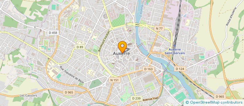 localisation de l'entreprise GOUGOU CREW à AUXERRE