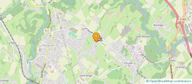 localisation de l'entreprise GOUGZ à REIGNIER-ESERY