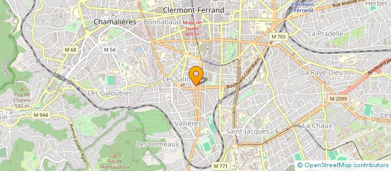 localisation de l'entreprise GOUHIER RENOVATION  CLERMONT-FERRAND