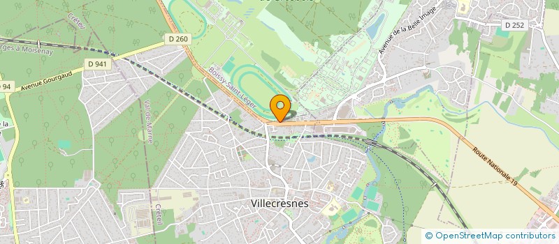 localisation de l'entreprise GOUIDERFRERES  VILLECRESNES