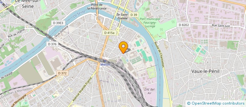 localisation de l'entreprise GOUIGOUX à MELUN