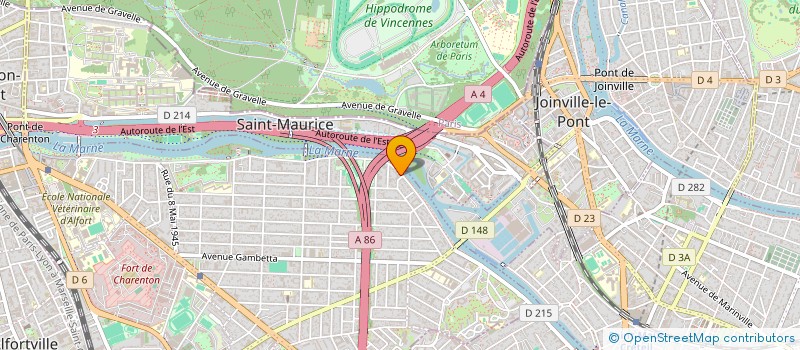 localisation de l'entreprise GOUILLART'IMMO à MAISONS-ALFORT