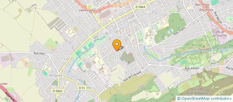 localisation de l'entreprise GOUILLART LA GRANGE  LIEVIN