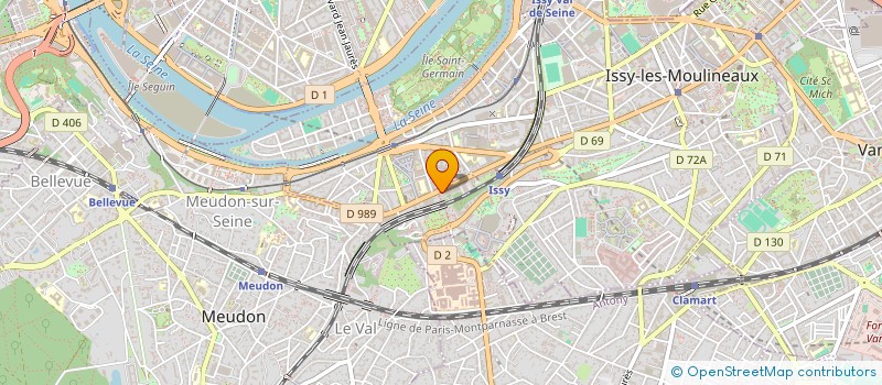 localisation de l'entreprise GOUIN BERNA à ISSY-LES-MOULINEAUX
