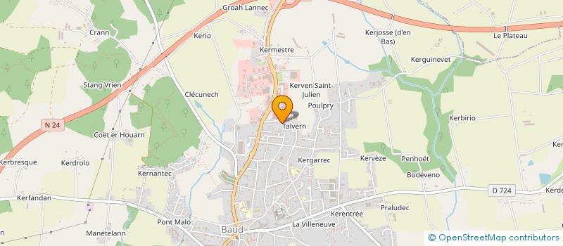 localisation de l'entreprise GOUIN IMMOBILIER  BAUD