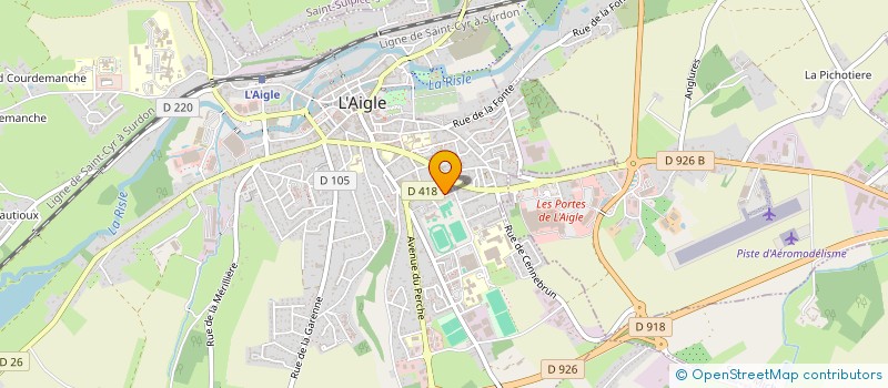 localisation de l'entreprise GOUIN SARL à SAINT-OUEN-SUR-ITON