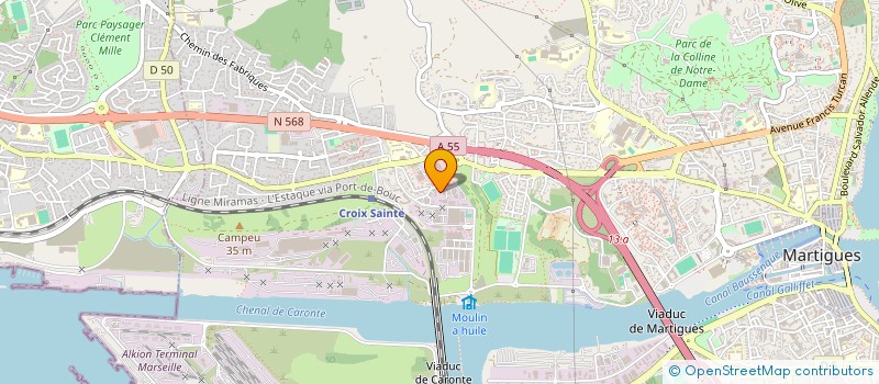 localisation de l'entreprise GOUIRAN ET FILS à MARTIGUES