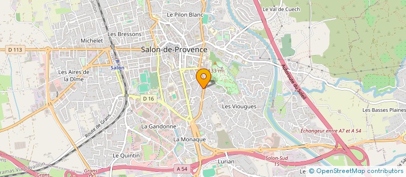 localisation de l'entreprise GOUJA  SALON-DE-PROVENCE