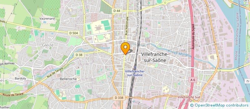 localisation de l'entreprise GOUJON A ET LE BOULICAUT P à VILLEFRANCHE-SUR-SAONE