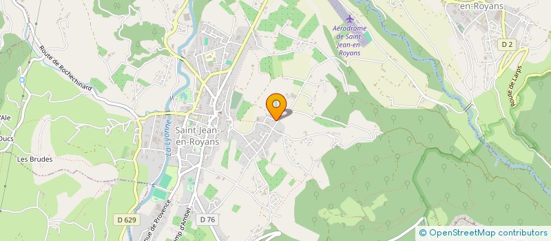 localisation de l'entreprise GOUJON BOIS  SAINT-JEAN-EN-ROYANS