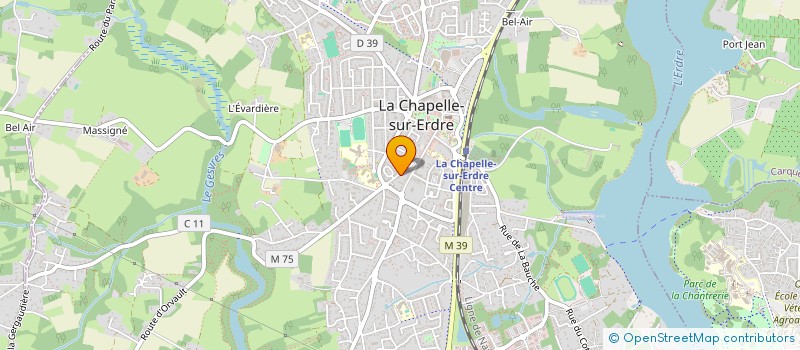 localisation de l'entreprise GOULAIN  LA CHAPELLE-SUR-ERDRE