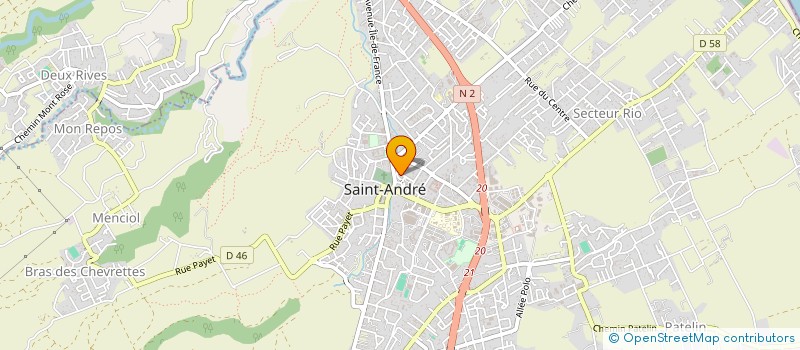 localisation de l'entreprise GOULAM ET CO à SAINT-ANDRE