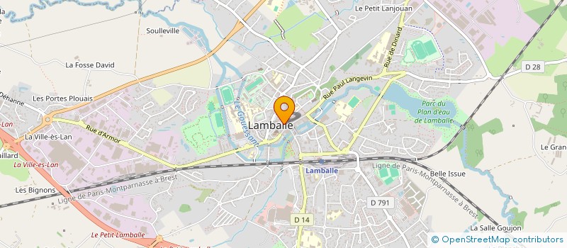 localisation de l'entreprise GOULAS ET COMPAGNIE à LAMBALLE-ARMOR