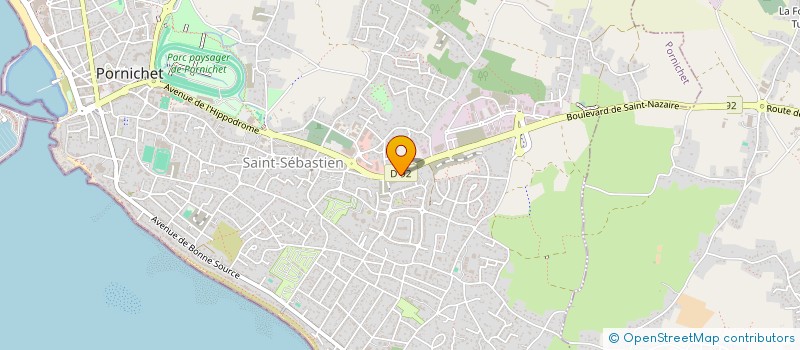 localisation de l'entreprise GOULEAU GEORGES STATION SERVICE à PORNICHET