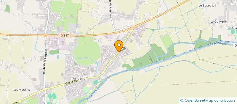 localisation de l'entreprise GOULET DISTRIBUTION  LOIRE-AUTHION