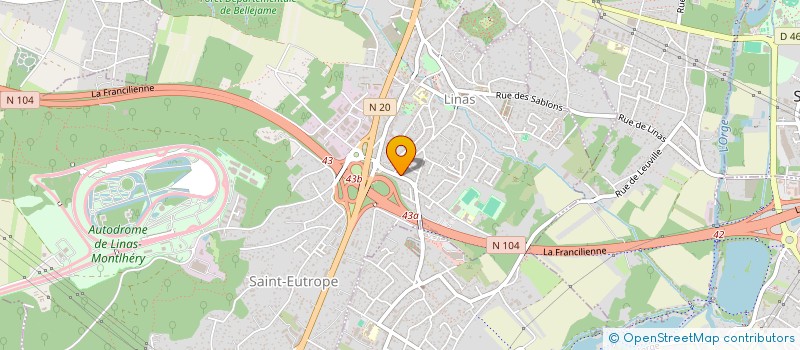 localisation de l'entreprise GOULET-KLIMAT  LINAS