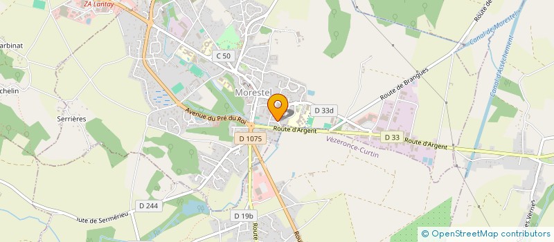 localisation de l'entreprise GOULI & CIE  MORESTEL