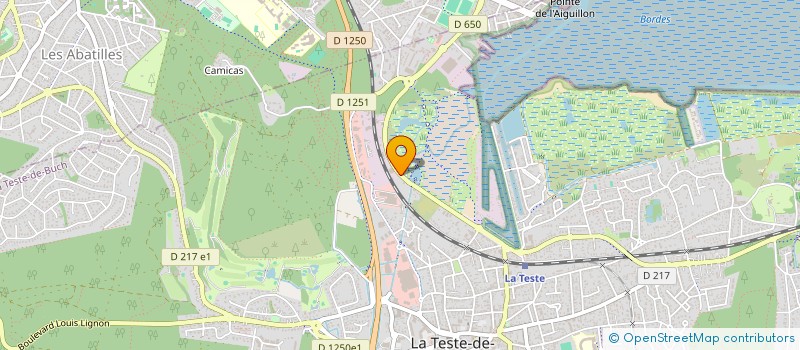 localisation de l'entreprise GOULIE GROUPE COMMUNICATION DEVELOPPEMENT à LA TESTE-DE-BUCH