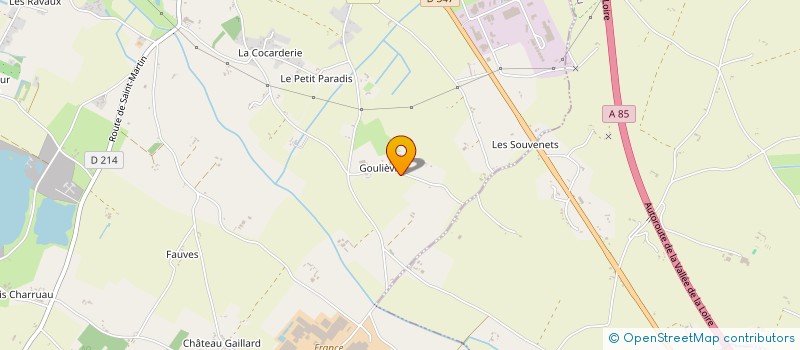 localisation de l'entreprise GOULIEVRE  LONGUE-JUMELLES