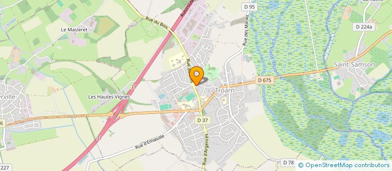 localisation de l'entreprise GOULIT  TROARN