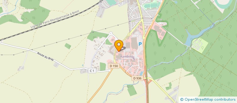 localisation de l'entreprise GOULLARD ET CIE à RAMBOUILLET