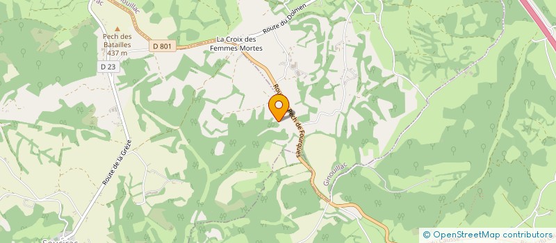 localisation de l'entreprise GOULOUMES ENERGIE  SAINT-PROJET