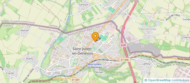 localisation de l'entreprise GOULROC  SAINT-JULIEN-EN-GENEVOIS