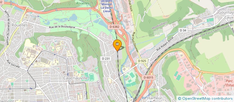 localisation de l'entreprise GOULT  HARFLEUR