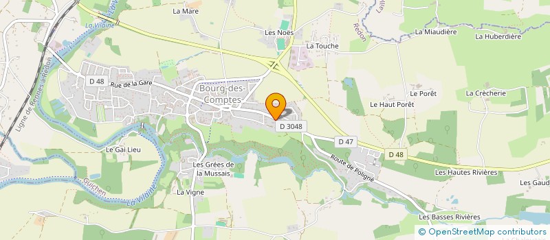 localisation de l'entreprise GOULVEN  BOURG-DES-COMPTES