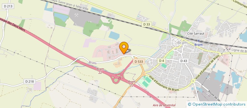 localisation de l'entreprise GOUM à BRAM